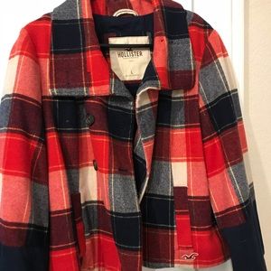 Hollister wool jacket size L